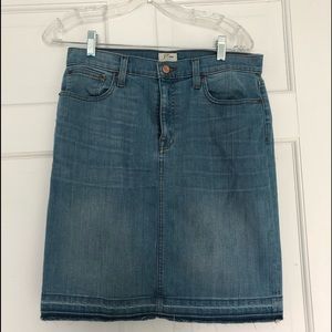 JCrew Jean skirt